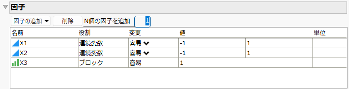 Factors with Two Continuous Factors and a Blocking Factor