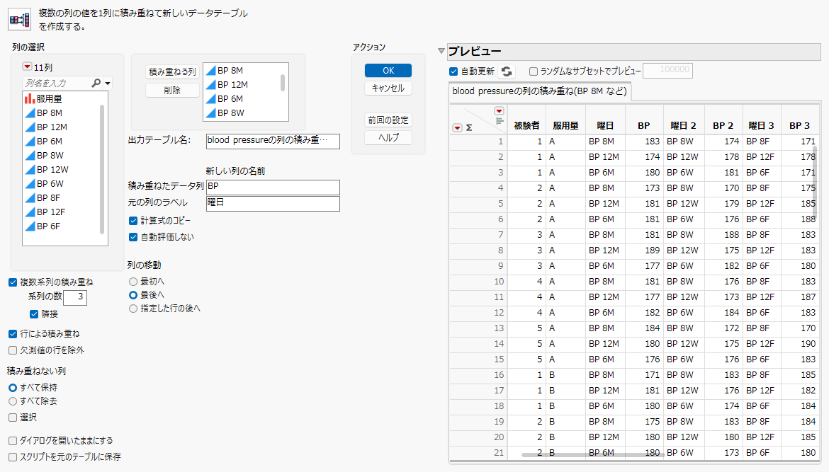 Completed Stack Window