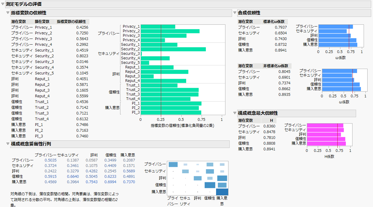 Assess Measurement Model Report for CFA Model
