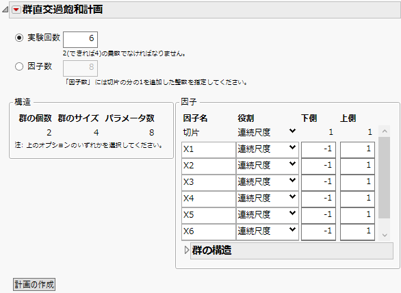 Group Orthogonal Supersaturated Design Window