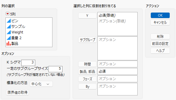 Launch Window for Short Run Control Charts