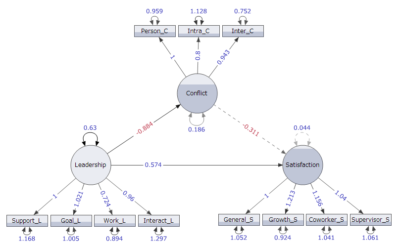 Structural Equation Model Path Diagram