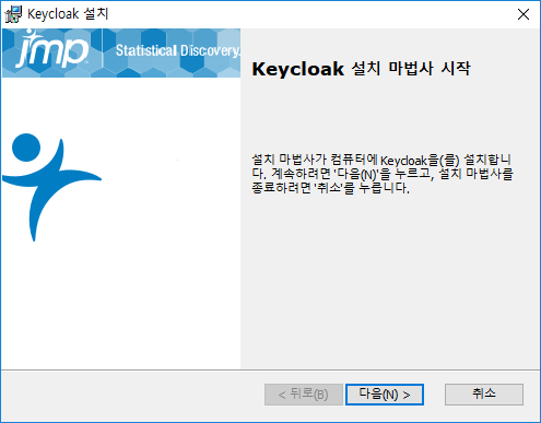 Keycloak Welcome Window