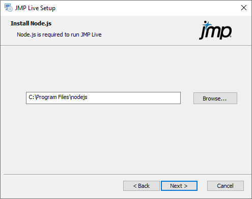 Select Installation Path for Node.js Select Installation Path for Node.js
