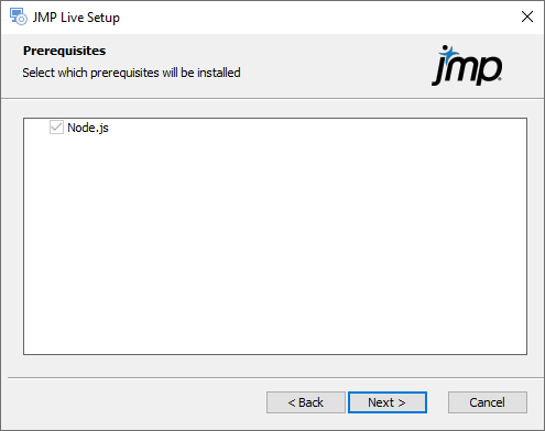 Select Prerequisites to Install Select Prerequisites to Install