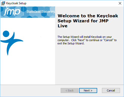 Keycloak Welcome Window Keycloak Welcome Window