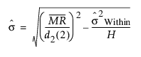 Equation shown here Equation shown here