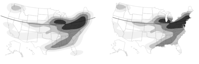 Unclipped (Left) and Clipped (Right) Reference Lines and Contours