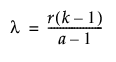 Equation shown here Equation shown here