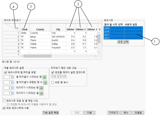 Excel Import Wizard Preview