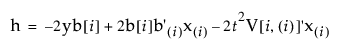 Equation shown here Equation shown here