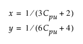 Equation shown here Equation shown here