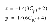 Equation shown here Equation shown here