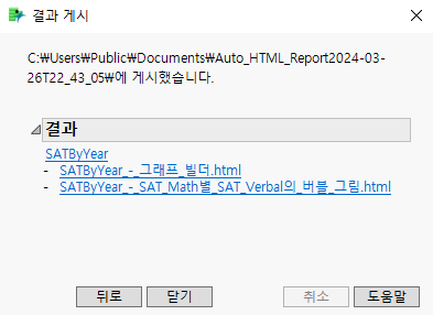 Index Page for Multiple Interactive HTML Reports