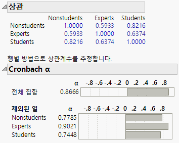 Cronbach’s a Report