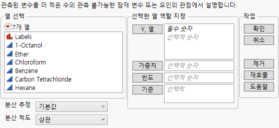 Factor Analysis Launch Window