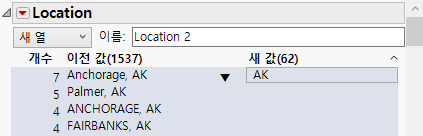 Recoded City, State Name