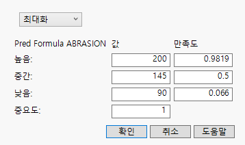 Response Goal Window