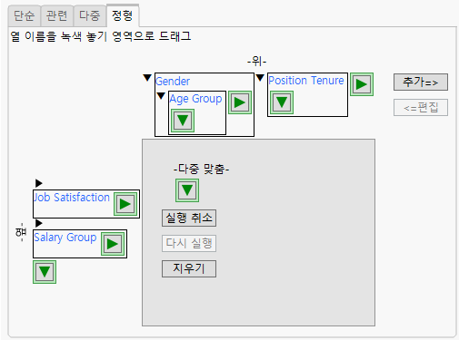 Structured Tab Report Setup