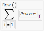 Example of the Summation function