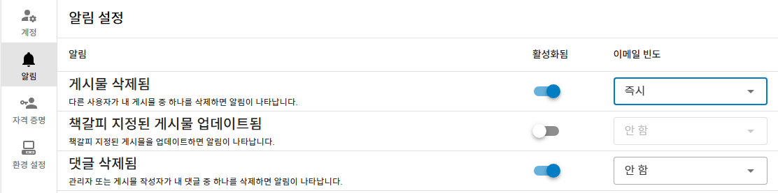 Notification Settings Notification Settings
