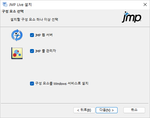 Component Selection Window Component Selection Window