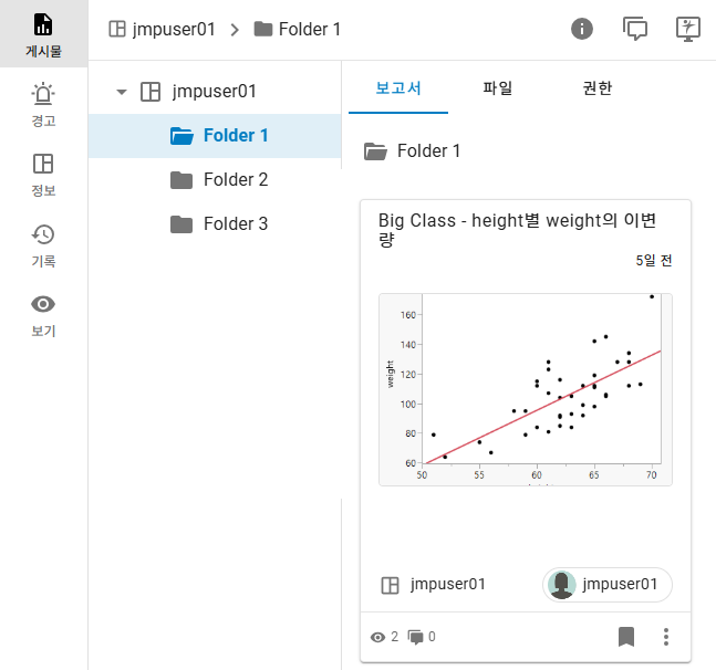 Report Summary in a Space and Folder (Grid Format) Report Summary in a Space and Folder (Grid Format)