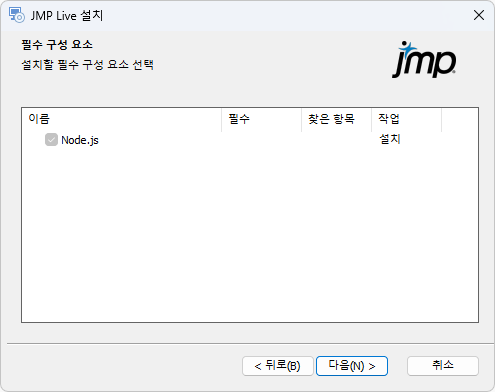 Prerequisite Node.js selected Prerequisite Node.js selected