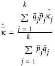 Equation shown here Equation shown here