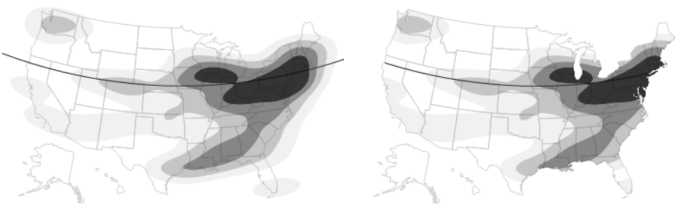 Unclipped (Left) and Clipped (Right) Reference Lines and Contours
