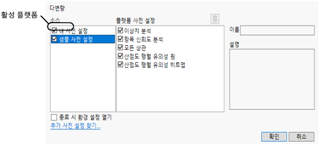 The Customize Menu Window