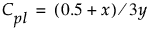 Equation shown here Equation shown here
