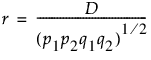 Equation shown here Equation shown here