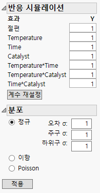 Simulate Responses Window