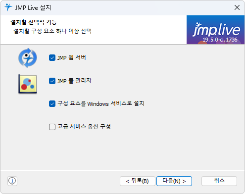 Component Selection Window Component Selection Window