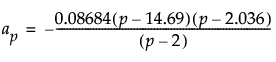 Equation shown here Equation shown here