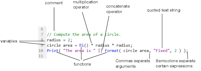 Example of a JSL Script