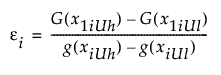 Equation shown here Equation shown here