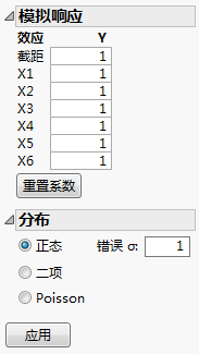 Simulate Responses Window