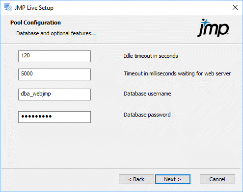 Configure JMP Settings Configure JMP Settings