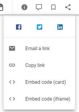 Sharing Options Sharing Options