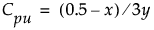Equation shown here Equation shown here
