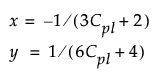 Equation shown here Equation shown here