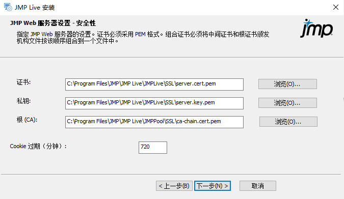 Specify SSL Certificates