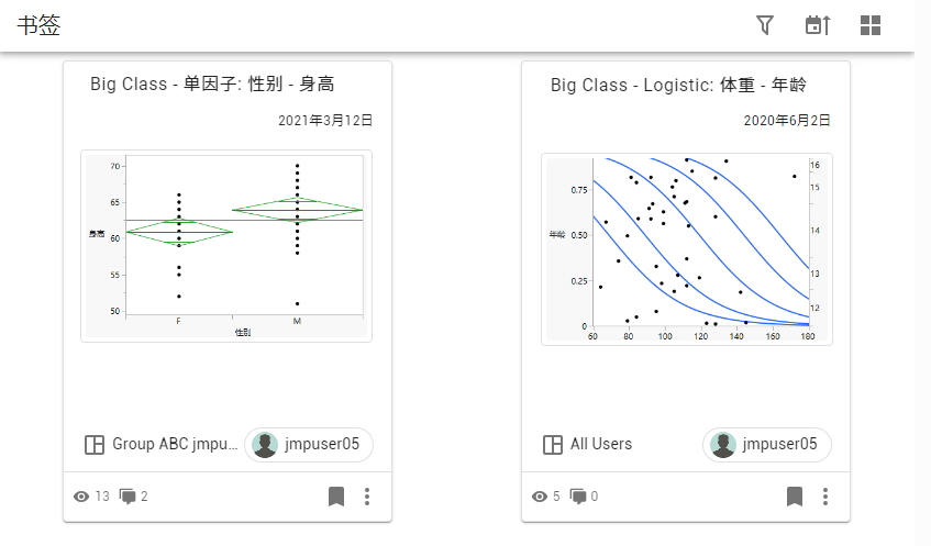 Example of the Bookmarks Page Example of the Bookmarks Page