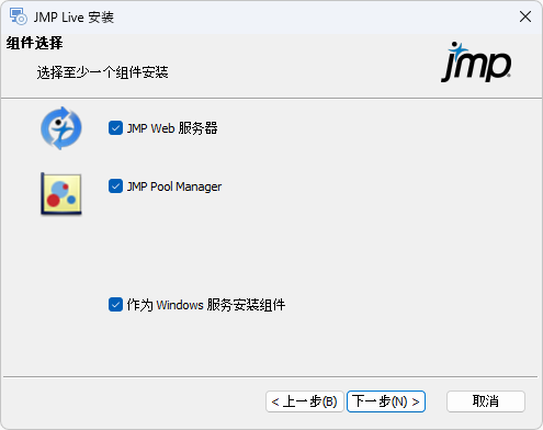 Component Selection Window Component Selection Window