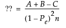 Equation shown here Equation shown here