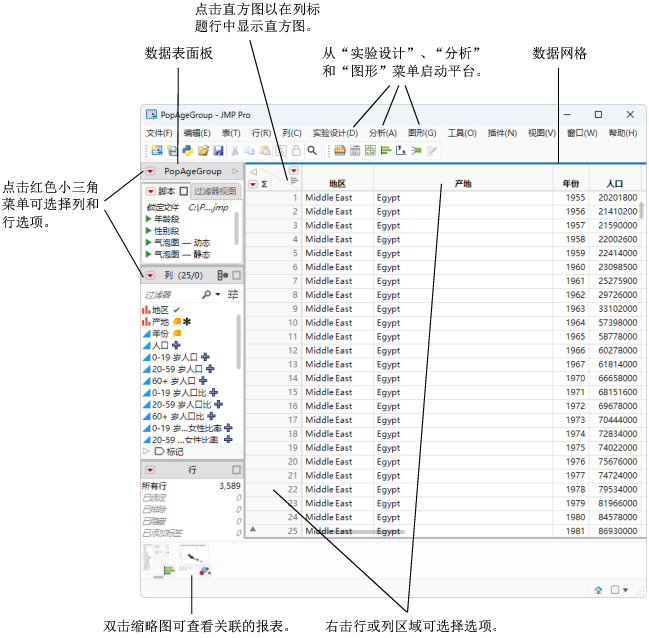 Data Table Features