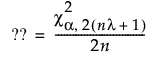 Equation shown here Equation shown here