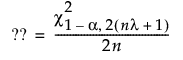 Equation shown here Equation shown here